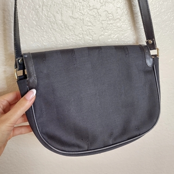 Vintage Fendi S.A.S. pequin ozmu stripe black crossbody bag - Picture 10 of 14